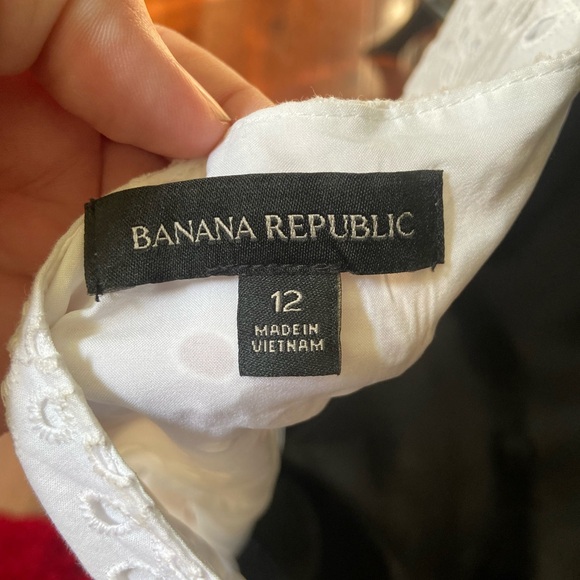 Banana Republic women’s white sleeveless knee length dress size 12 - Picture 4 of 6